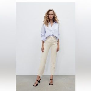 Zara neutral denim, brand new condition + not worn once!